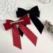 Aneneiceera Suede Bow Hair Clip Red Bowknot Velvet Hair Barrette Clip Fench Satin Head Clip Winter Thick Hair Clip Long Bow Tail Headpieces Decorative Hair Accessories for Women and Girls (Red) - Buy Online on GoSupps.com