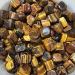 17mm-22mm Natural Polished Tiger Eye Yellow Quartz Cube Crystal Tumbled Stone 10pc - Buy Online on GoSupps.com