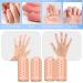 12 Pieces Silicone Finger Protectors - Gel Fingering Support Breathable Thumb Protection - 6 Pairs Beige for Optimal Comfort | International Shipping Available - Buy Online on GoSupps.com