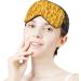 Macaroni Cheese Sleep Mask for Women | Adjustable Eye Shades with Elastic Strap Comfortable & Fun Sleep Accessory - Buy Online on GoSupps.com