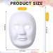 50 Pcs Blank White Paper Mache Masks for DIY Crafts & Masquerade Decor - Paintable, Costume, Art, Cosplay, Dance Party - Men, Women, Kids - Buy Online on GoSupps.com