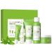 Green Tea Skin Care Set, Soothes Skin, Deep Cleanses, Moisturizes & Controls Oil, with Cleanser, Toner, Serum, Eye Cream & Face Cream