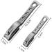 Rotating Nail Clippers Stainless Steel Fingernail & Toenail Trimmer Rotary Nail Cutter Head Manicure Tool (Color : S Size : 2pc) 2pc S - Buy Online on GoSupps.com