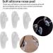 Facesunny Soft elliptical silicon nose pad for glasses (transparent 5 pairs) - Buy Online on GoSupps.com