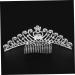 Beavorty bridal headpiece Tiara Comb Bridal Comb Headpiece Crown Comb Bridal Comb Rhinestone makeup bride earth tones - Buy Online on GoSupps.com
