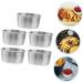 ABOOFAN 15 Pcs Sauce Cup Sauce Dipping Bowl Dipping Bowl Iced Coffee Cup Mini Dipping Small Appetizer Plates Serving Dish Mustard Plate Dishes Side Dishes Stainless Steel Fries - Buy Online on GoSupps.com