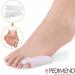 PEDIMEND Silicone Gel Small Toe Bunion Relief Toe Separator - Pinky Toe Alignment/Bunionette Pad - Corns/Callus Relief Wrap - Foot Care - Tailor's Bunion Protector 1 Pair - Buy Online on GoSupps.com