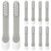Toothbrush Replacement Heads for Quip Electric Toothbrush Adult 10 Pack Replacement Heads Soft Bristles White White-10 Count