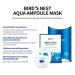 SNP Bird's Nest Aqua Ampoule Sheet Mask - Hydrating Korean Face Mask with Hyaluronic Acid | 10 Sheets for Dry Skin - Buy Online on GoSupps.com