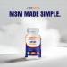 Vitamatic MSM 2000 mg with Vitamin C 75mg per Serving - 180 Veg Capsules - Vitamin C Aid in Better absopriton of MSM (Methylsulfonylmethane) - Non-GMO & Gluten Free-2 Pack - Buy Online on GoSupps.com