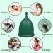 SHORDY Menstrual Cup - Large Eco-Friendly & Comfortable | Up to 12 Hours | Flexible Copa Menstrual Kit for Women (Green - Buy Online on GoSupps.com