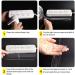Removable Adhesive Nano Gel Tape - Double Sided Heavy Duty Traceless Tape for Wall Kitchen Carpet Photo  Car Glass Fixing Home Decor and DIY Crafts by Honwally (3 Meters) Thickness:2mm - Buy Online on GoSupps.com
