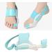 Hallux Valgus Brace - Orthopedic Bunion Corrector | Pain Relief Silicone Splints - Lake Blue - Buy Online on GoSupps.com