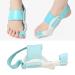 Hallux Valgus Correction - Sea Blue Silicone Bunion Toe Straighteners for Pain Relief - Buy Online on GoSupps.com