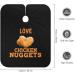 I Love Chicken Nuggets Barber Cape - Large Hair Cutting Apron for Adults | Stylish Hairdressing Gear - Buy Online on GoSupps.com