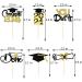 24 Pcs 2024 Graduation Cupcake Toppers You Did It Theme Party Cake Decoration Black and Gold Dessert Insert MGPFERD - Buy Online on GoSupps.com