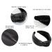 YETASI Black Leather Knotted Headband for Women - Stylish Fix for Messy Hair Days - Buy Online on GoSupps.com