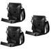 Minkissy 3st scissors belt bag bag holder leather pocket hair tray storage pocket holder hairdressing pocket pocket pocket for hairdresser hairdressing scissor bag 21x13cmx3pcs blackx3st