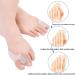 4-Piece Toe Spreader for Hallux Valgus - Silicone Ball Protection & Toe Separator Bandage - Pain Relief for Bunions - Buy Online on GoSupps.com