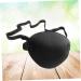 TOVINANNA 2pcs Lazy Eye Patch Single Eye Cover Pirate Eye Patch Costume Eye Patch Adjustable Eye Patch Black - Buy Online on GoSupps.com
