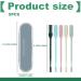Nose Hair Trimmer 5Pcs Double Sided Nasal Hair Cutter 360 Rotating Portable Manual Nose Hair Scissors Washable Nose Trimmer for Women & Men Travel Essentials - Buy Online on GoSupps.com