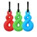 Silicone-Kaubeißring-necklace chewelry supporters for adults and small babies to wear soft sensory foster tools for autism ADHD and toothing children (3-person pack blue green red)