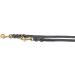 Dogeleine Fat Leather Brass Dog Leash - Adjustable 2.40m x 8mm - Gray | Perfect for Small & Large Dogs - International Shipping Available - Buy Online on GoSupps.com