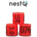 NestQ Rings Canary 2024 Federative Red Polychrome Laser Engraved Closed 3mm Numbered with Year Marked 1 Strip 25 Rings - Buy Online on GoSupps.com