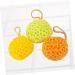 FRCOLOR Set of 6 Schauball Honeycomb Bath Ball Shower Ball Bath Sponge Bee Honeycomb Bath Flower No Latex - Buy Online on GoSupps.com