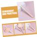6 Pcs Pink Sponge & Concealer Brush Set | Makeup Brushes for Eyelids & Lips | Wooden Handle Applicators | International Shipping - Buy Online on GoSupps.com
