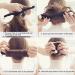 3pcs Pearl Hair Bun Maker for Women Lazy Hair Curler Bun Clips Flexible Foam Sponge Donut Maker for Making DIY Hair Styles Magic Hair Styling Tool Accessories(black) - Buy Online on GoSupps.com