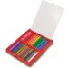 Melissa & Doug Triangular Crayons - 24-Pack in Flip-Top Case Non-Roll - Buy Online on GoSupps.com