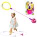 Children's flashing jump ring swing wheel with light wheel flashes swing ball sports toys foldable flash jumping ball children springball for children flashing jumping ball skip ball children skip it skip ball-b