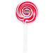 Strawberries Cream Strawberry XL Large Wheel Lollies - Swirl Lollipops - Party Favour - Sweets - Rock Candy 75g 4 Inch Diameter 9 Inch Length (X 1) - Buy Online on GoSupps.com