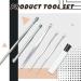 goforwealth Earwax Removal kit Ear Wax Removal Ear Pick Tools Reusable Ear Cleaner Stainless Steel Ear Pick Set with Box Utility to Use Advantage - Buy Online on GoSupps.com