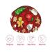Happy Christmas Printed Waterproof Shower Cap for Women - Fits All Head Sizes and Hair Textures - Buy Online on GoSupps.com