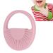 Shop Safe Baby Silicone Bite Ring Toys - Food-Safe Semicircular Sun Design in Lavender Red | Ideal for Infants - Buy Online on GoSupps.com
