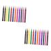 FOMIYES 24 Pcs Waterproof Liquid Eyeliner Eyeline Liquid Pencil Liquid Eyeliner Pencil Set Painted Makeup 1 count (Pack of 1) As Shownx2pcs