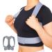 Shakven Straight Back Corrector | Adjustable Back Support for Instant Corrector | Flexible Corrector Belt Back Straightener Corrector for Women Men