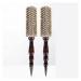 Comb Hair Care Hair Comb Professional Hairdresser Comb Tube Curling Comb for Ladies Hairdressing Cylinder Styling Comb Hair Brush (Color : B2pc)
