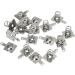 YXQ 100 Pairs AA Battery Spring Plate Set - Positive Negative Conversion - Durable Silver Tone Contacts for Innovative eCommerce Solutions - Buy Online on GoSupps.com