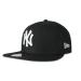 New Era New York Yankees Adjustable 9Fifty MLB Flat Bill Baseball Cap 950 One Size Black