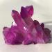 Natural Crystal Rough 156g Rare Beautiful Purple Flame Aura Quartz Crystal Cluster Specimen - Buy Online on GoSupps.com