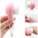 3PCS Facial Cleansing Brushes - 2 in 1 Silicone Scrubber & Soft Bristle Brush Set for Deep Skin Cleansing - Black, Pink, Green - Buy Online on GoSupps.com