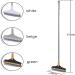 2023 New 2 in 1 Cleaning Floor Scrub Brush Zjoella Cleaning Brush Zjoella 2 in 1 Cleaning Brush 120 Rotating Tile Brush for Cleaning Bathroom Glass Patio Kitchen (Color : White Size : 1PCS) 1PCS White - Buy Online on GoSupps.com