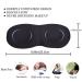 Super Soft Sleep Mask 4 Pack with Ear Plugs | Lightweight & Comfortable 3D Contoured Eye Masks for Sleeping, Travel, Shift Work, Naps - Buy Online on GoSupps.com