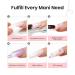 Beetles Poly Nail Extension Gel Kit - 6 Colors Quick Building Nail Enhancement DIY Nail Art Manicure Gift - Clear Pink Nude Grey Glitter - Buy Online on GoSupps.com