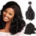 RemeeHi Brazilian Curly Hair Bundles - 12 Inch Natural Black Weft Extensions for Women - Buy Online on GoSupps.com