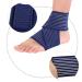 Aramox Ankle Brace - Elastic Compression Support for Achilles Tendonitis Recovery (Blue) - International Shipping Available - Buy Online on GoSupps.com