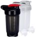 Hiusity Shaker protein shake protein shaker with ball for super creamy fitness protein shakes protein shake cup gym shaker durable exhaustive odor -neutral shake cup 300ml 300ml black+gray